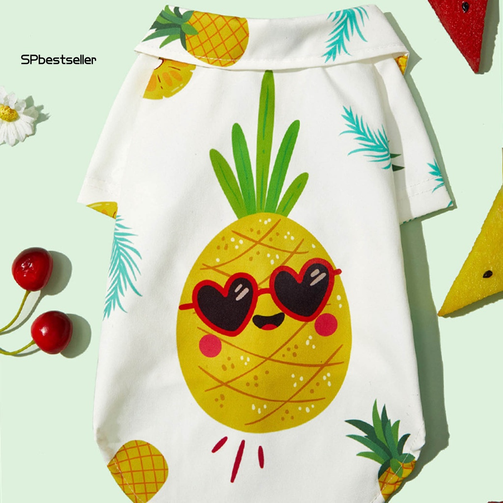 Áo Sơ Mi Ngắn Tay Mềm Mại Đáng Yêu Dành Cho Cún Cưng