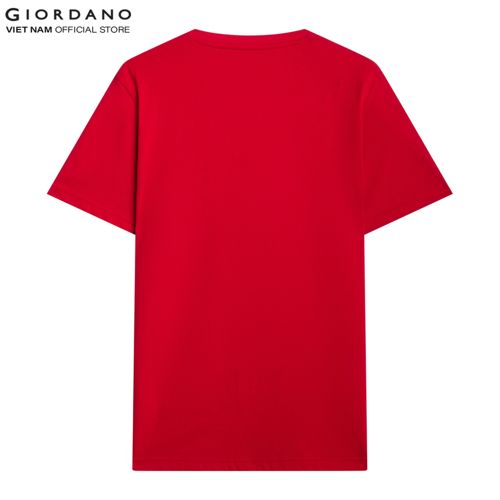 Áo Thun Nam Ngắn Tay Cổ Tim Giordano 01021251