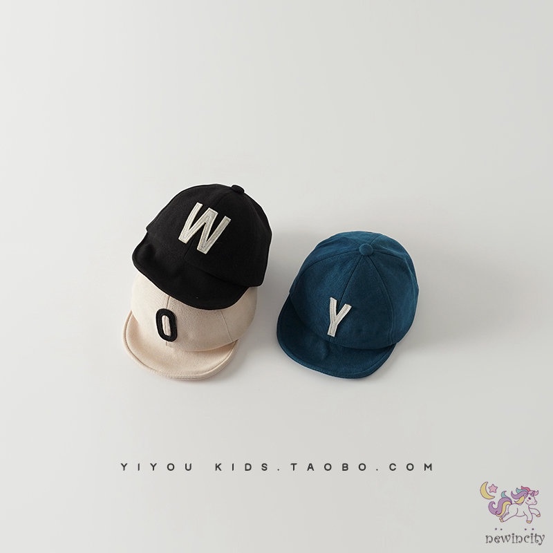 Mũ Lưỡi Trai Chống Nắng In Chữ Phong Cách Hàn Quốc Cá Tính Dành Cho Bé