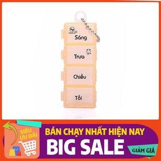 Hộp Chia Thuốc 4 Ngăn Theo Ngày Sáng - Trưa - Chiều - Tối