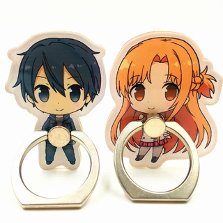 Anime Sword Art Online Sinon Kirito Asuna Hình Nhẫn Giá Đỡ Acrylic Điện Thoại Đứng Bộ Sưu Tập Hành Động Mô Hình