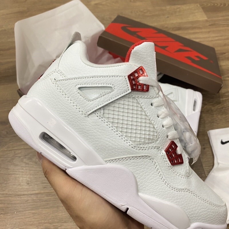 GIÀY JD4 RETRO METALLIC RED LAI AU SC