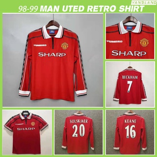 Áo thun bóng đá ngắn tay số 98/99 manchester united