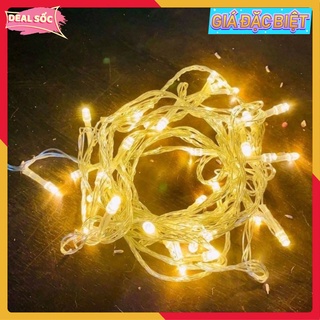 Dây đèn led trang trí dài 5 mét cắm điện có chế độ nháy
