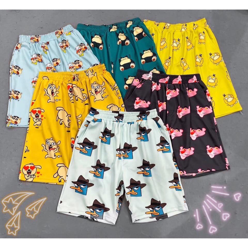 Quần Short - Quần sooc đùi icon moji SIÊU HOT LE05 | BigBuy360 - bigbuy360.vn