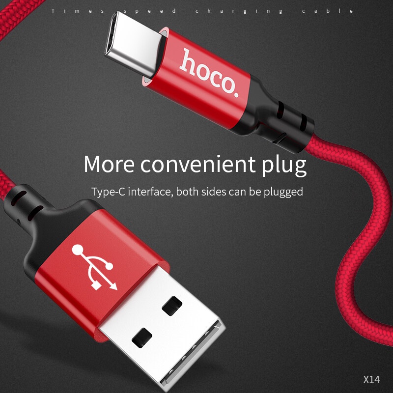Dây cáp sạc nhanh HOCO. X14 dài 2M cho Samsung A71 Samsung Galaxy Note 9 S9 S8 S10 Xiaomi Mi 6/Mi 8