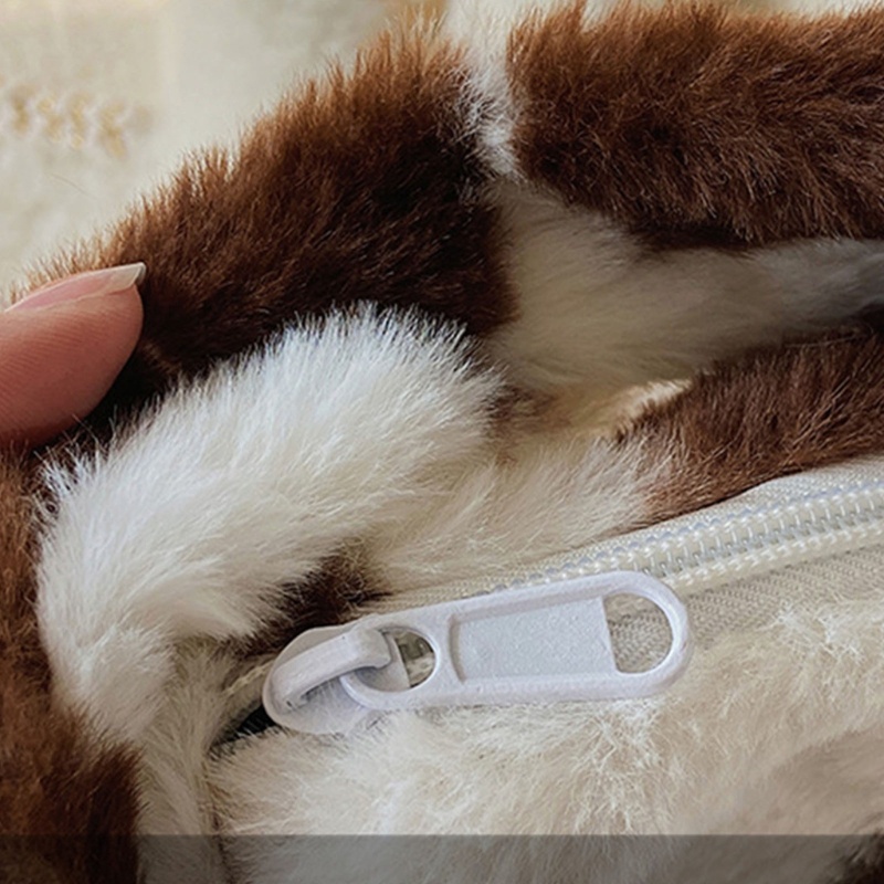 Túi Tote Đeo Vai Bằng Vải Bông In Họa Tiết Bò Sữa Thời Trang Thu Đông Dành Cho Bạn Nữ