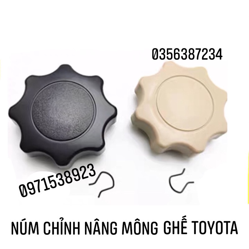 NÚM CHỈNH GHẾ TÀI TOYOTA INNOVA FORTUNER HILUX VIOS CAMRY YARIS và nhiều xe khác phù hợp
