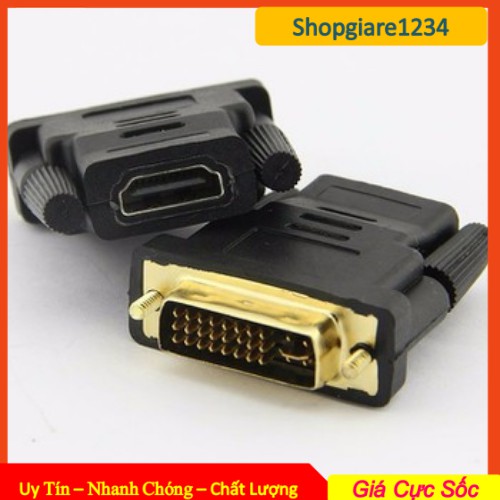 Đầu chuyển DVI 24+5 sang HDMI (LOẠI TỐT)