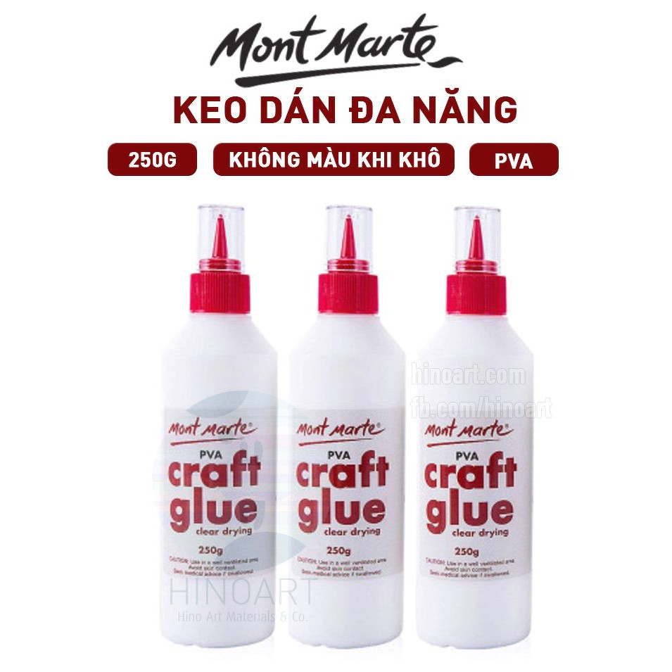 Keo sữa làm thủ công Mont Marte PVA Craft Glue - 250g / 1kg