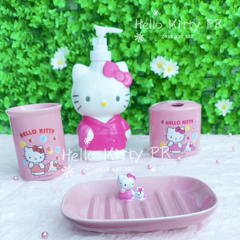 BỘ GỐM SỨ PHÒNG TẮM HELLO KITTY