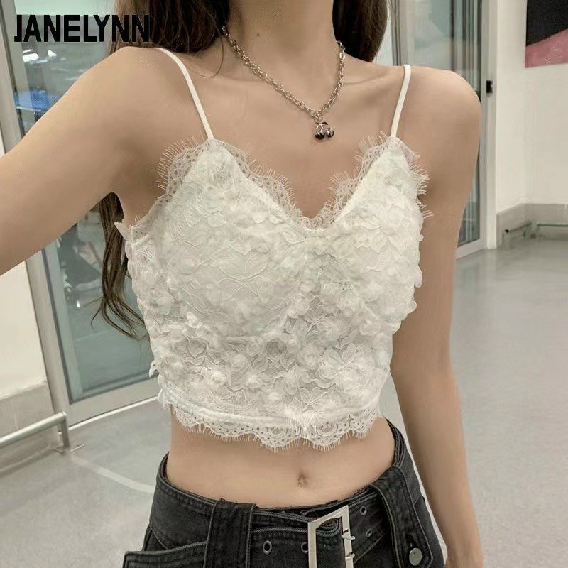 Bralete nữ ren, bra ren hoa, áo hai dây ren đính hoa có đệm mút, áo nữ mặc trong vest, plazer đen trắng.