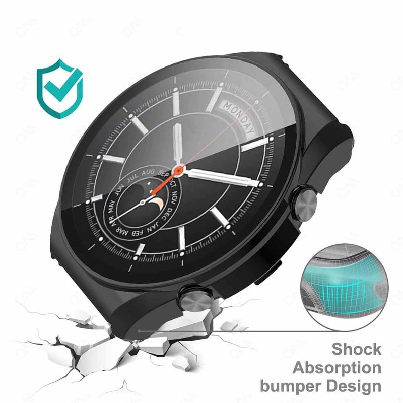 Ốp Bảo Vệ Mặt Đồng Hồ Thông Minh Xiaomi Watch S1 Kèm Kính Cường Lực