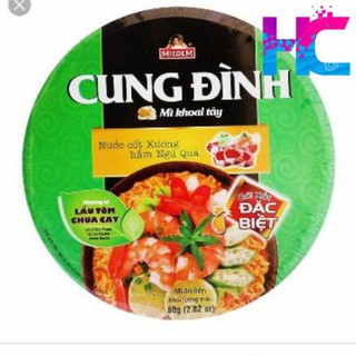 Mì ly Cung Đình lẩu tôm chua cay