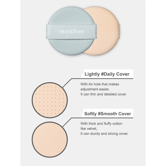 BÔNG MÚT INNISFREE NO-SEBUM POWDER CUSHION PUFF