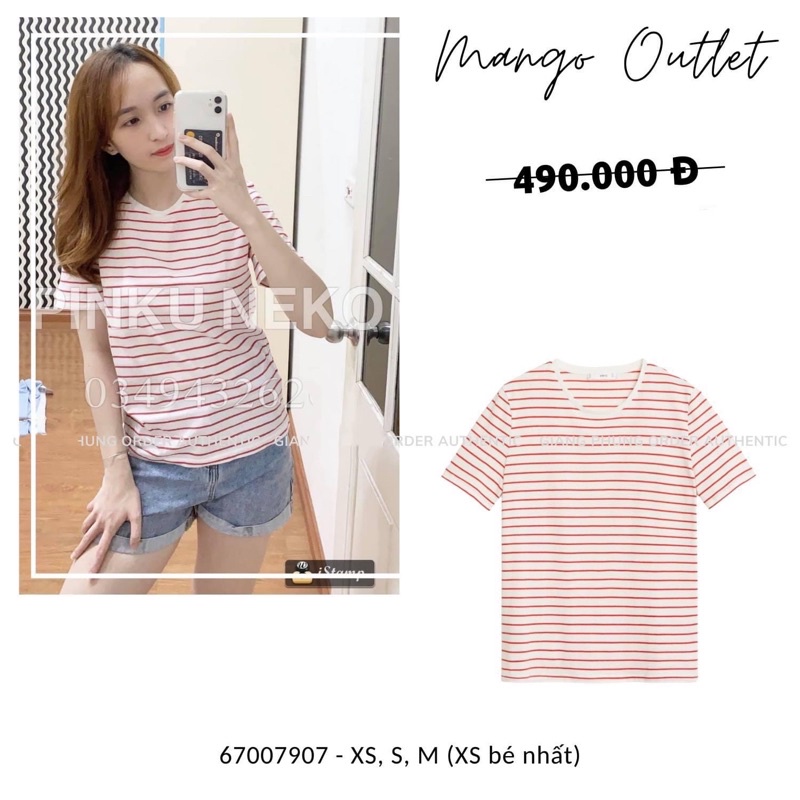 Áo phông nữ Mango auth