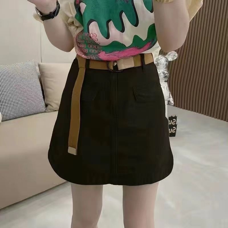 Chân Váy Chữ A Lưng Cao Phong Cách Hàn Quốc Thời Trang Mùa Thu Hàng Mới 2022