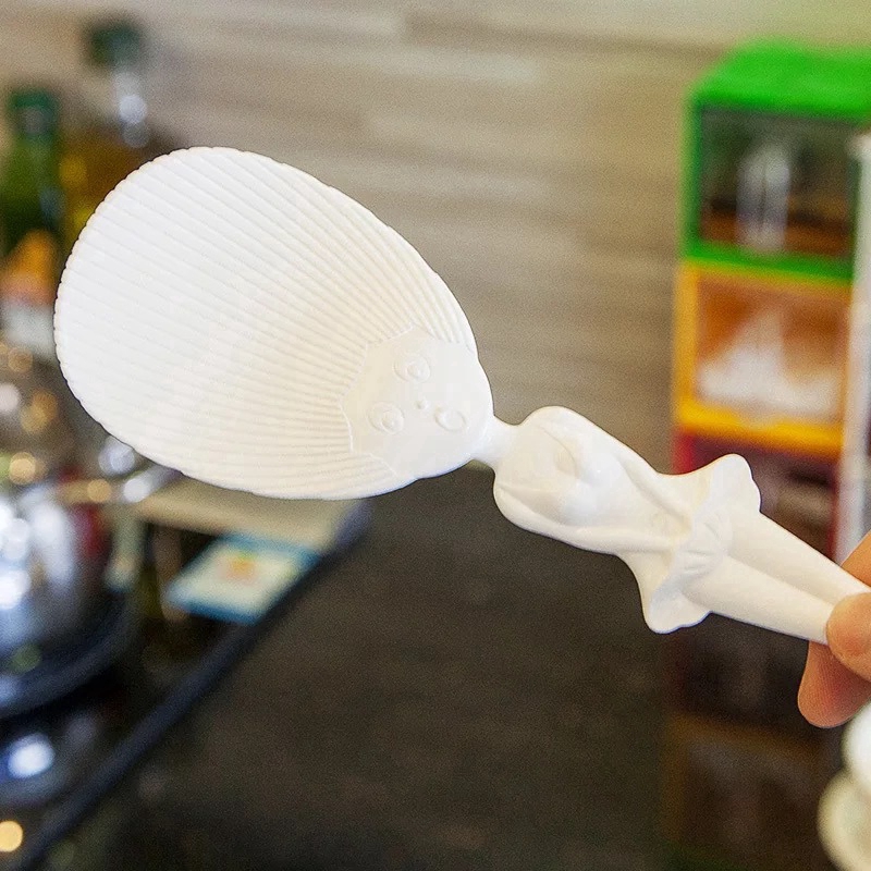 Muỗng xới cơm bằng chất liệu chống dính thiết kế sáng tạo tiện dụng cho nhà bếp