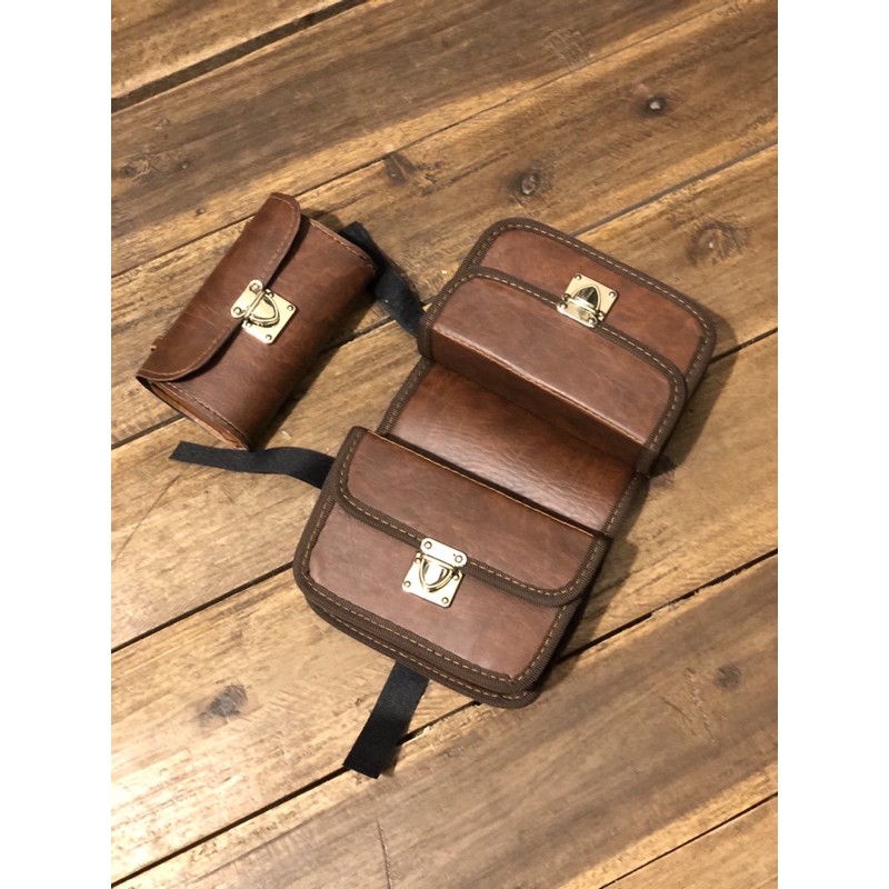 Tui da treo yên và khung xe đạp