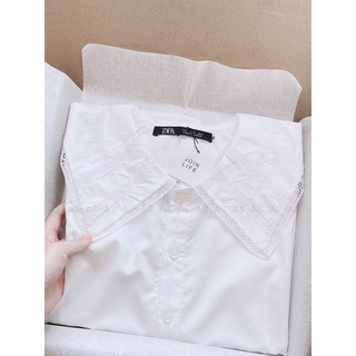 SƠ MI CHẠY REN CỔ
