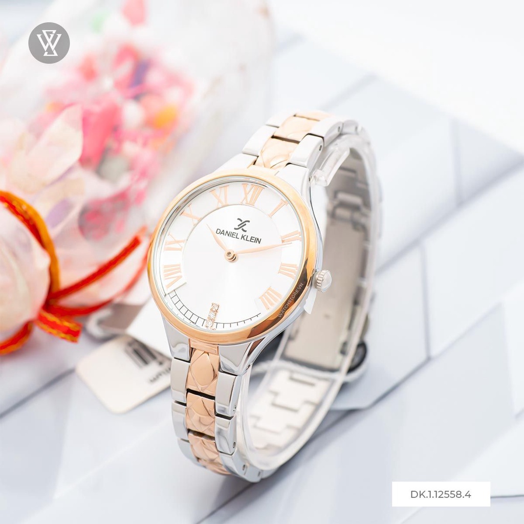 Đồng Hồ Quartz Nữ Daniel Klein WATCHSTORE DK.1.12558.4 Mặt Kính Khoáng 33mm, Dây Kim Loại, Vỏ Thép Không Gỉ
