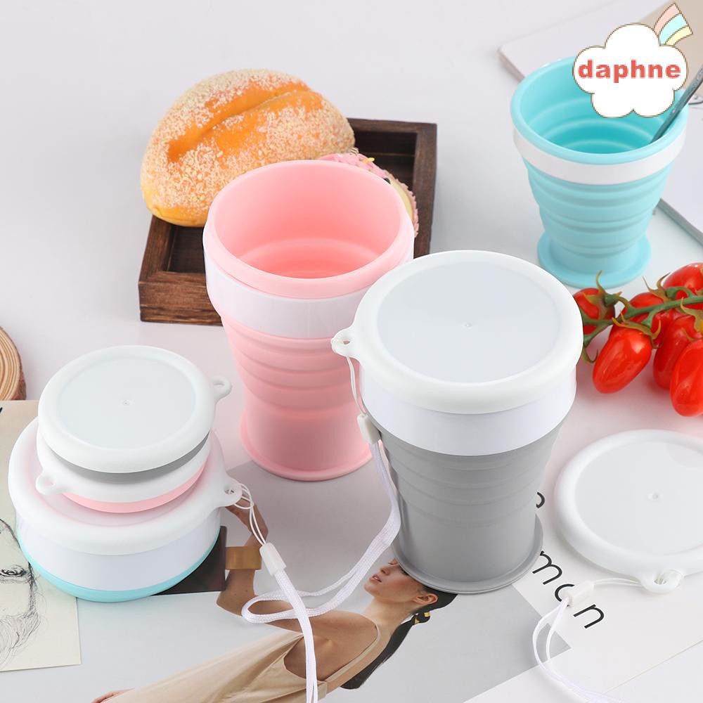 Cống uống cafe 100 200 350ml bằng silicone gấp gọn được tiện lợi cho du lịch