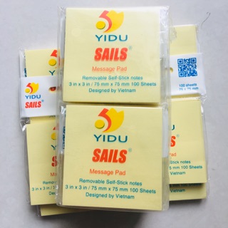 Giấy note 75x75mm - 1 lốc - 12 xấp
