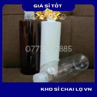 Chai nhựa pet Nắp Bật 500ml cao chiết mỹ phẩm , phụ kiện du lịch