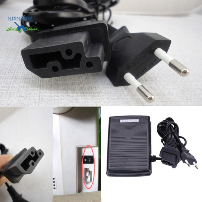 Bàn Đạp Máy May Gia Đình 200-240V Phích Cắm EU