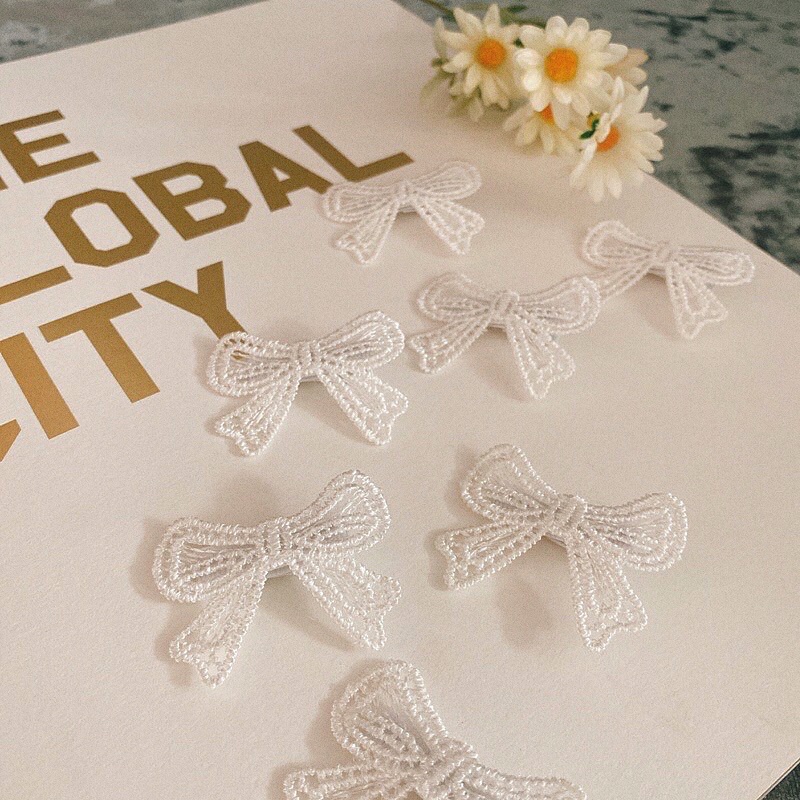 Set 2 kẹp nơ nhí siêu dễ thương