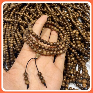 Vòng tay Trầm Hương hạt 6 ly quấn 3 vòng tay hàng loại 1   Tặng kèm hộp đựng VT050 - Hợp tất cả các mệnh