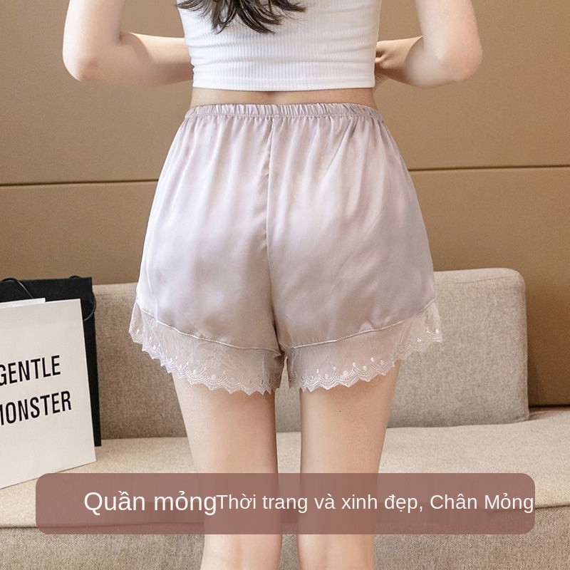 Quần an toàn ren Nam Cực phụ nữ có thể mặc legging jk chống hỏng và đồ ngủ bảo hiểm mùa hè không bị quăn