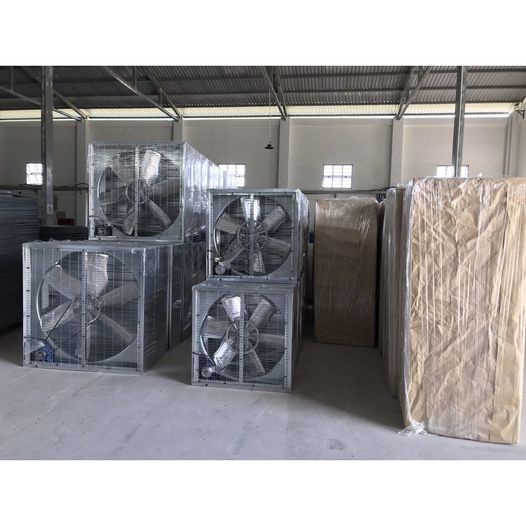 Quạt hút công nghiệp vuông điện cơ Hà Nội - Quạt thông gió nhà xưởng