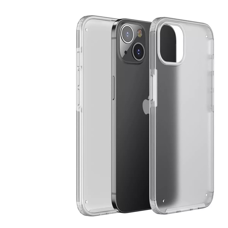 Ốp Silicon nhựa dẻo nhám trắng Iphone 13