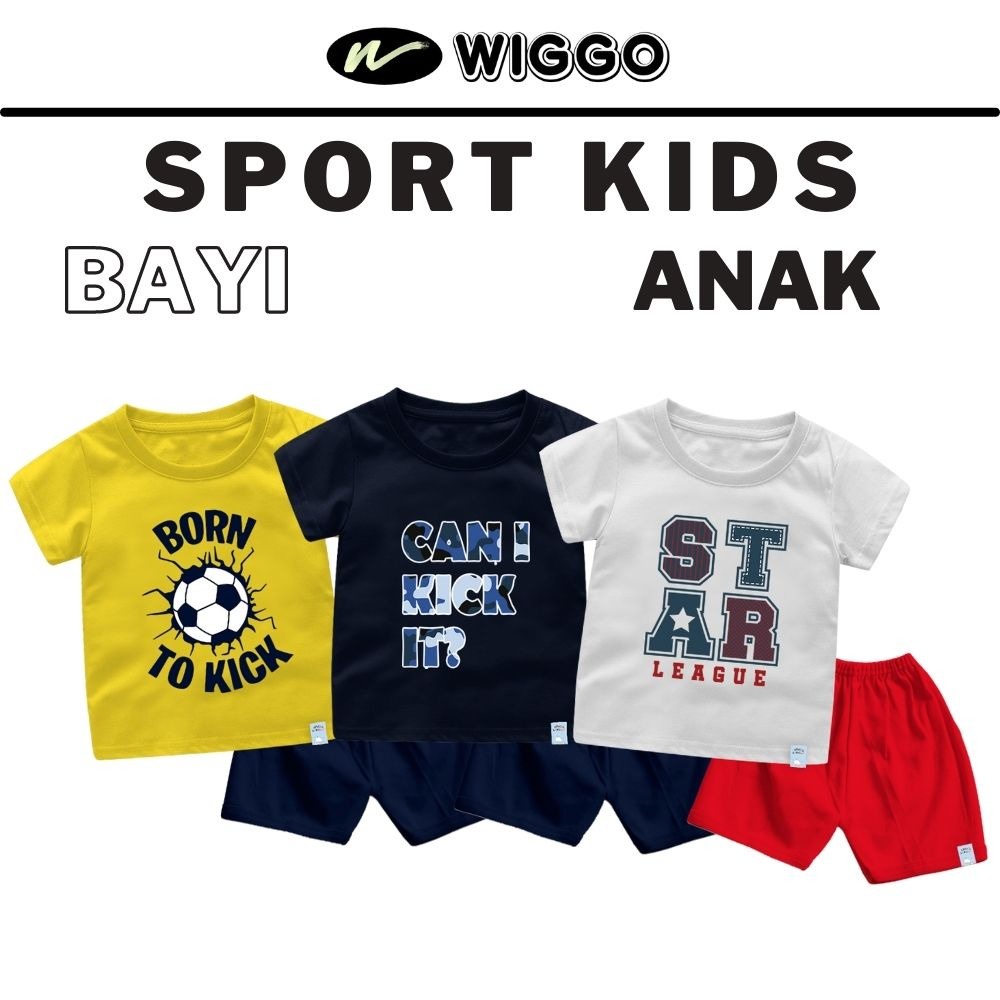 Bộ Quần Áo Thể Thao Bằng Cotton Thoải Mái Cho Bé 1-9 Tuổi