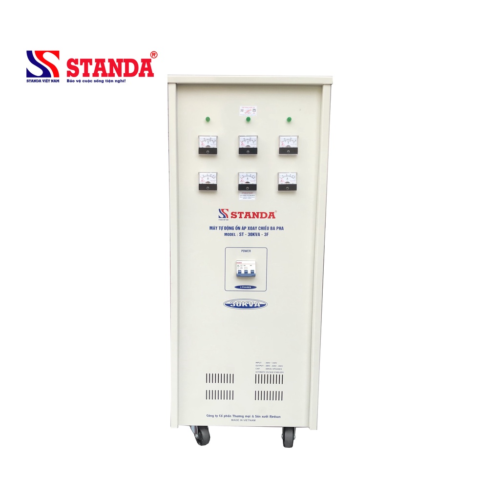 Ổn Áp Standa 30KVA 3 Pha Dải 260-430V Chính Hãng