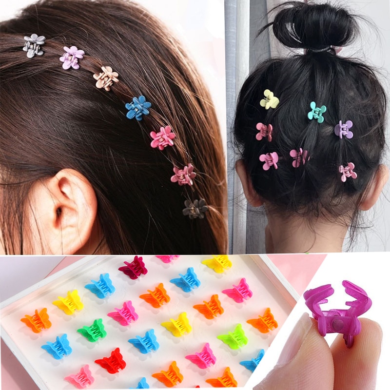 Set 20 kẹp tóc hình bông hoa dễ thương xinh xắn cho bé