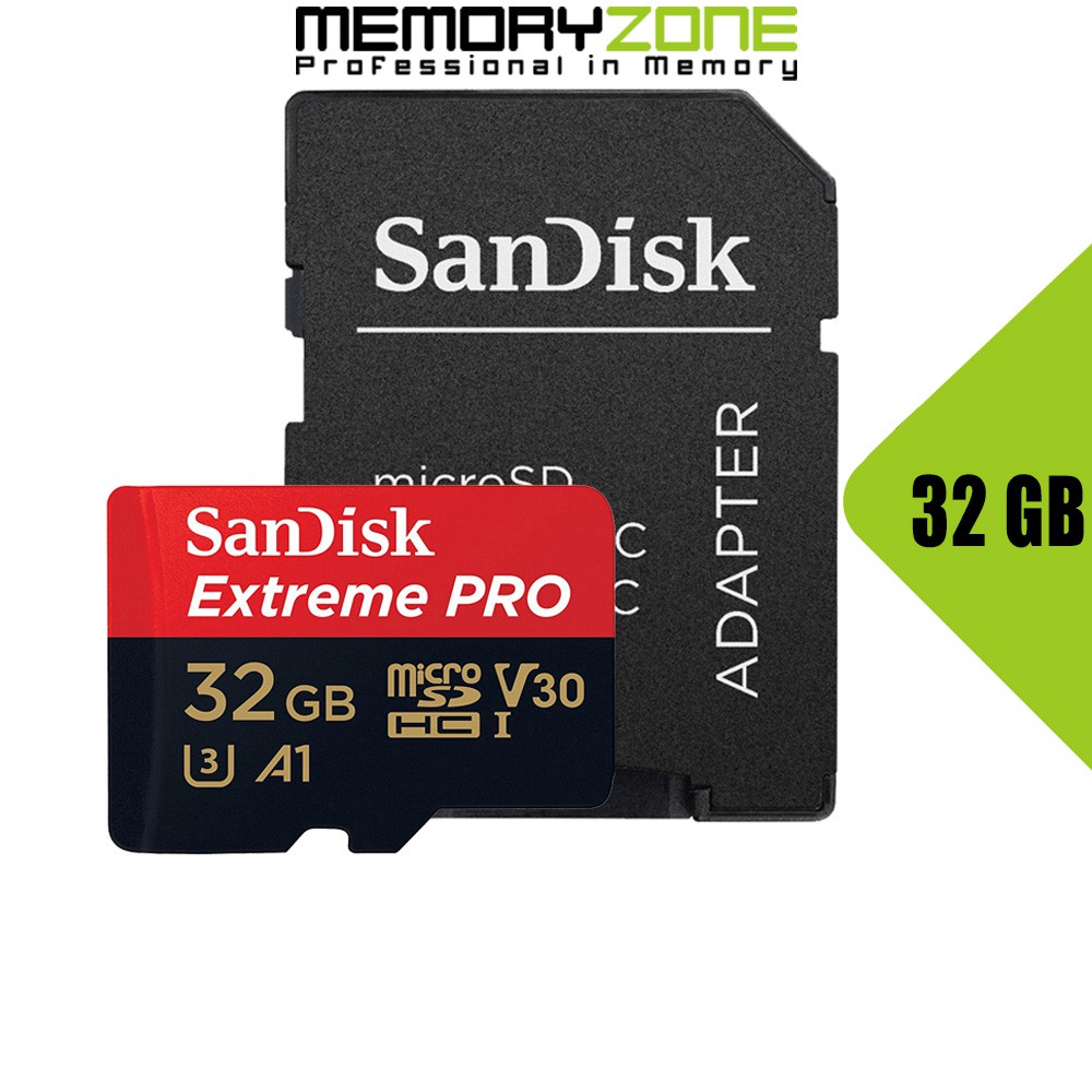 Thẻ Nhớ MicroSDHC SanDisk Extreme Pro V30 A1 667x 32GB 100MB/s SDSQXCG-032G-GN6MA