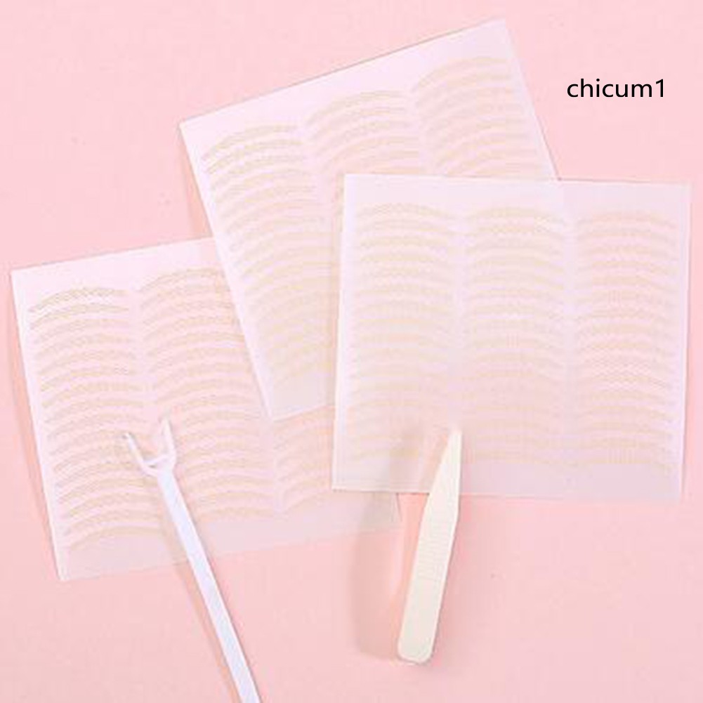 [Hàng mới về] Set 360 miếng dán tạo mắt hai mí tự dính tiện dụng kèm nĩa và nhíp