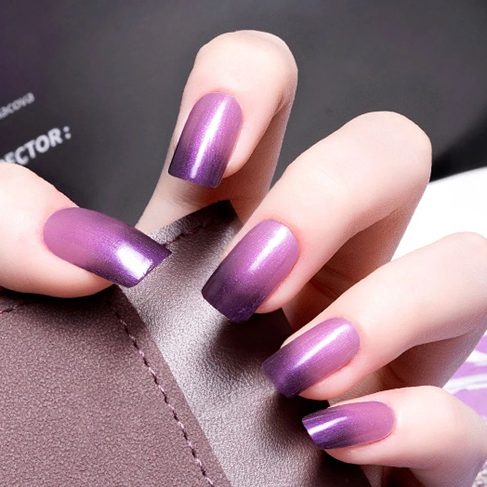 [Hàng mới về] Sơn móng tay Qian Se Chong màu gradient long lanh 7ml hợp thời trang