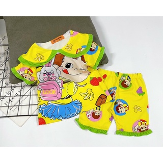 Đồ bộ bé gái 3d thun lạnh size nhí đại từ 8 đến 23kg - sỉ quần áo trẻ em
