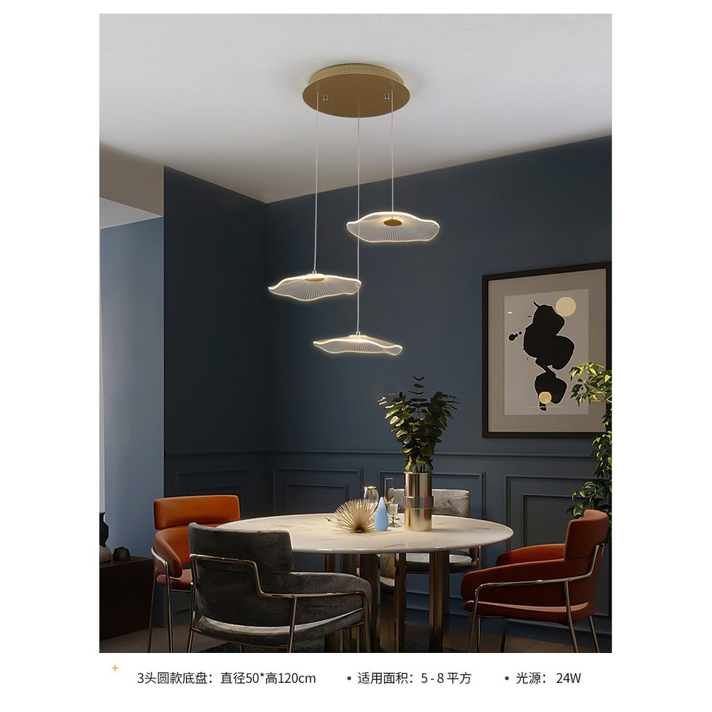 Đèn thả trang trí bàn ăn, phòng khách, decor phong cách hàn quốc