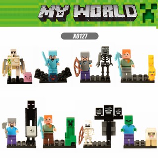 ALEX Bộ Lắp Ráp Trò Chơi Minecrafted X0127
