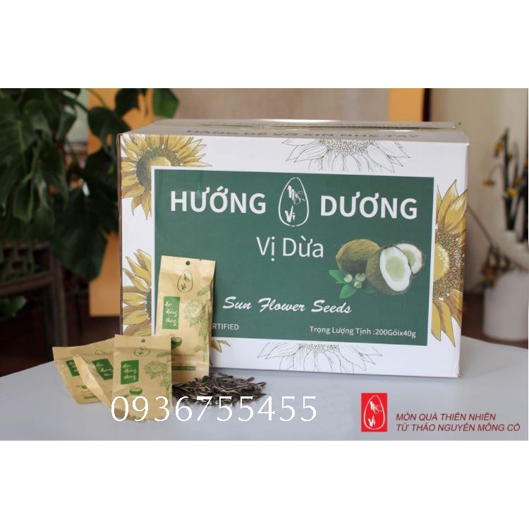 SỈ 50 gói Hướng Dương Vị Dừa nhập khẩu 40g/ gói