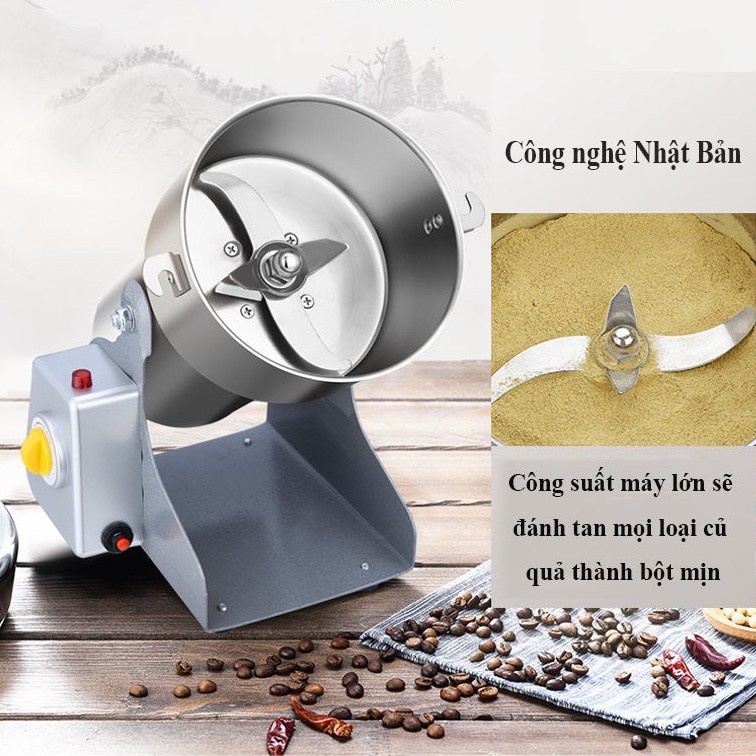 MÁY NGHIỀN BỘT KHÔ XAY NHUYỄN ĐA NĂNG SEKA CHẤT LIỆU THÉP KHÔNG GỈ CAO CẤP CÔNG SUẤT CỰC MẠNH