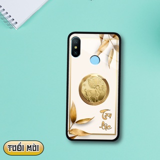 Ốp lưng kính 3D 12 con giáp - Xiaomi Redmi Note 6/ Note 6 Pro