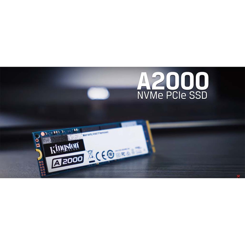 Ổ cứng SSD Kingston A2000 NVMe PCIe Gen 3.0 x4  250GB/ 500G/ 1TB