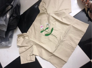 ÁO CROPTOP THÊU HOA (KÈM HÌNH THẬT)