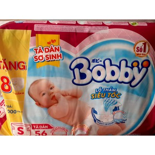 [TẶNG KÈM 8 MIẾNG] Tả dán Sơ Sinh Bobby S56, S80 miếng