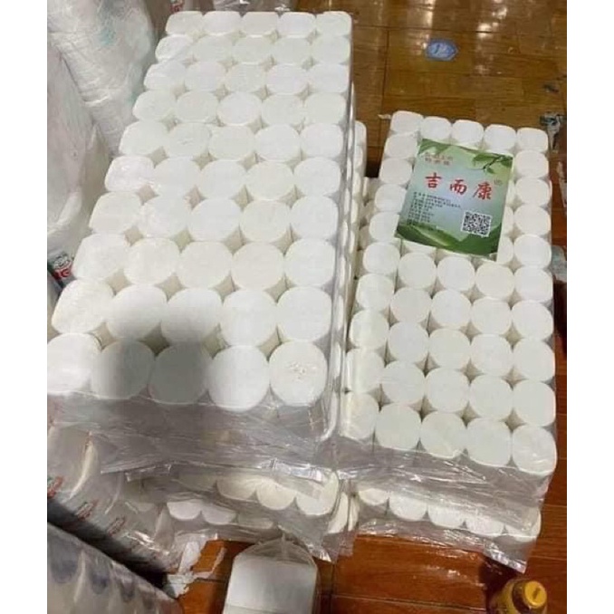 Bịch 50 Cuộn Giấy Vệ Sinh Không Lõi / 3 Lớp / Siêu Tiết Kiệm Siêu Rẻ